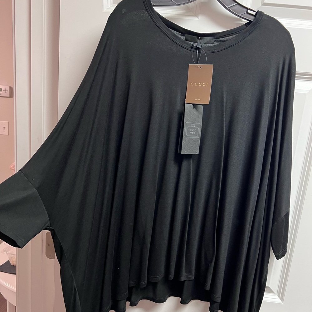 Gucci Poncho Style Top
